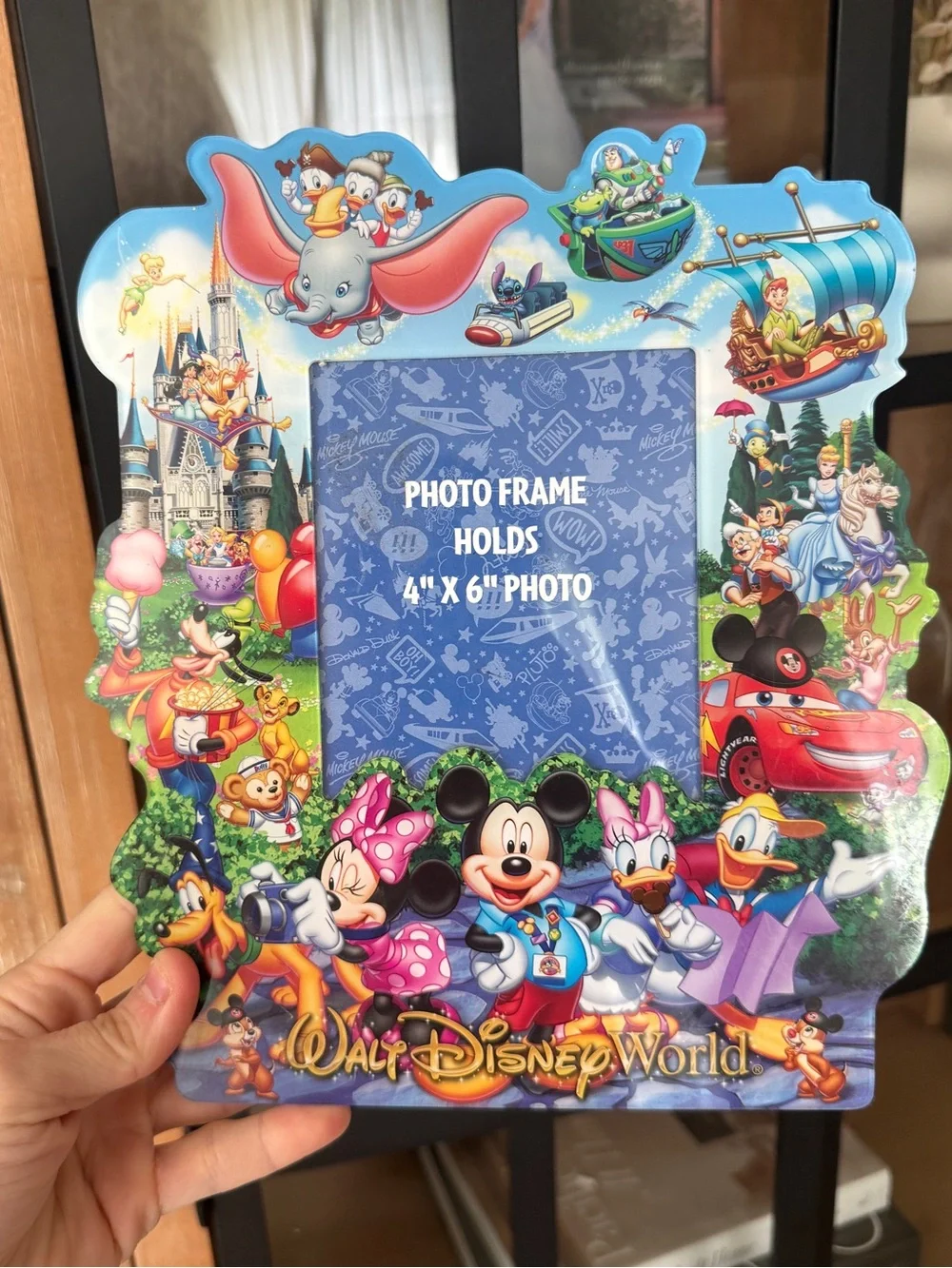 Disney Parks 4”x 6” Frame pixar castle princess cars dumbo peter pan mickey
